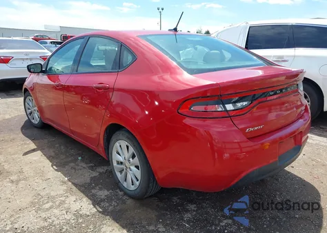 2014 Dodge Dart Sxt from USA, damaged, VIN 1C3CDFBB6ED742250